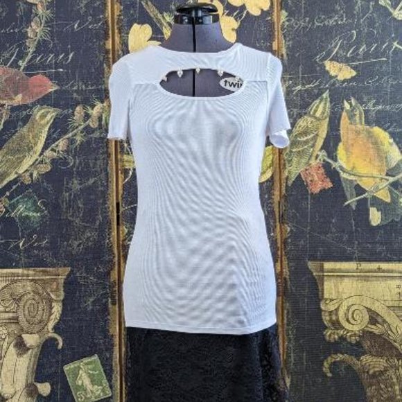 Sexy ribbed top by H by bordeau and enhaced by Enchantika - Small - Picture 3 of 5